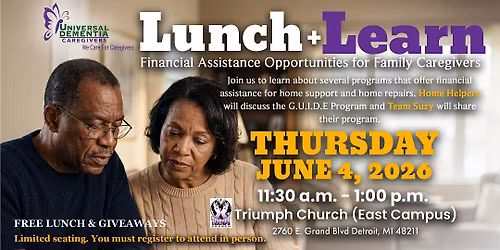 Universal Dementia  Lunch and Learn