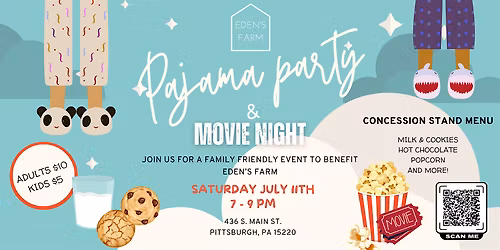 Summer Pajama Party and Movie Night