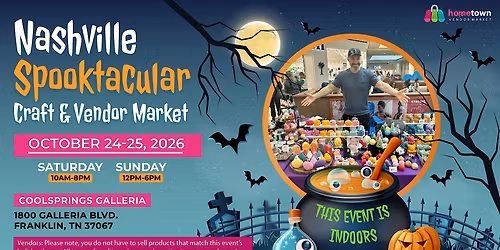 Nashville Spooktacular Craft & Vendor Market