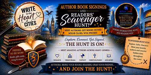 Readers' Scavenger Hunt and Authors' Book Signing