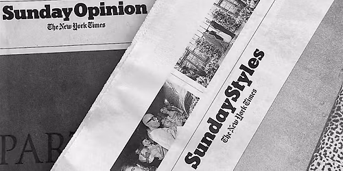 Sunday New York Times Readers Gaggle
