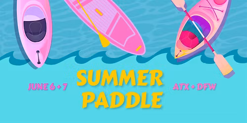 Texas Ladies Summer Paddle on Grapevine Lake