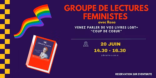 Groupe de lectures f\u00e9ministes de la Librairie \u00e0 soi.e (mod\u00e9r\u00e9 par Rosa)