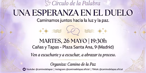 Una esperanza en el duelo, la vida contin\u00faa
