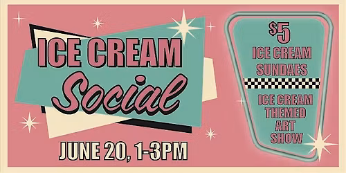Ice Cream Social & Art Show