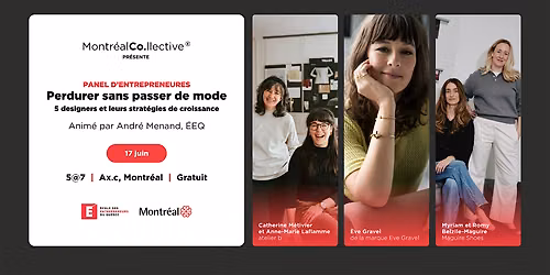 Panel d'entrepreneures : Perdurer sans passer de mode