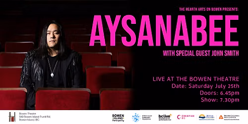 AYSANABEE, with Special Guest John Smith. Presented by The Hearth Arts