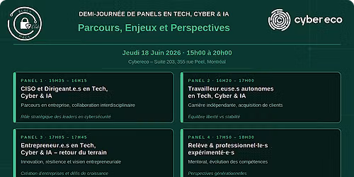 Demi-journ\u00e9e Conf\u00e9rence | Tech, Cybers\u00e9curit\u00e9 & IA | Black Hack Club