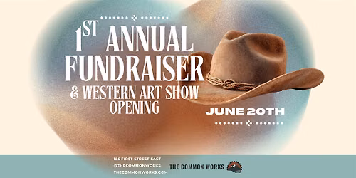 1st Annual Fundraiser & Western Art Show Opening