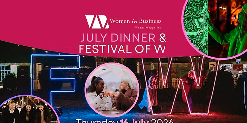 July Dinner & Festival of W: with WiB