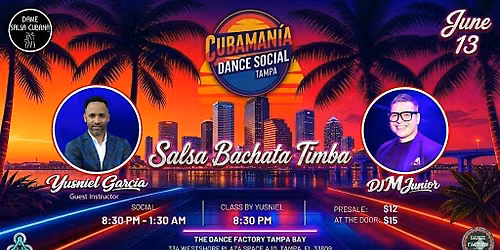 Cubamania at The Dance Factory Tampa Bay!