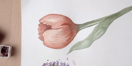 Gather & Make - Botanical Watercolor Workshop in the Garden
