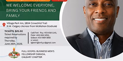 Breakfast Buffet with Guest Speaker Manfred Gaisie