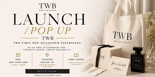 TWB First Pop-Up & Launch Experience