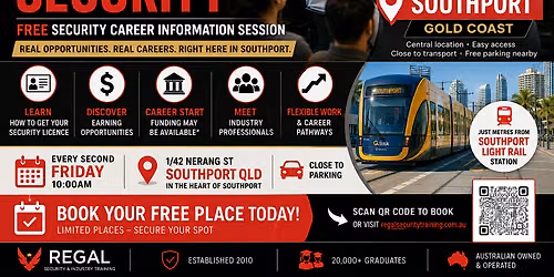 Start a new Career in Security - Free Info Session