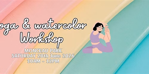 Yoga & Watercolor workshop - Monceau Park - Small group