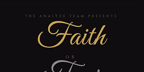 Fear Over Faith: A live experience built around one truth: