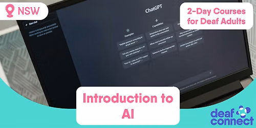 Introduction to Artificial Intelligence | 2-Day | Courses for Deaf Adults