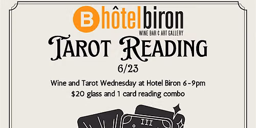 Join Us For An Evening Of Community Tarot & Wine 6\/23!