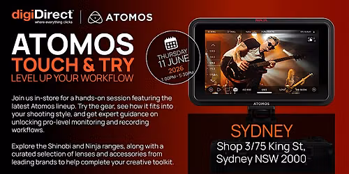 Atomos Touch & Try | Sydney