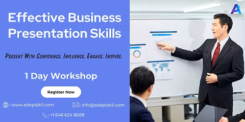Effective Business Presentation Skills Training\u2013Honolulu, HI |1DayWorkshop