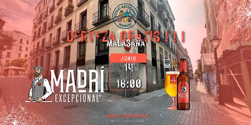 CERVEZA GRATIS \u00b7 Estilo Artesano Malasa\u00f1a \u00b7 14 de Junio
