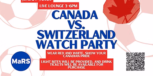 Canada vs. Switzerland Watch Party