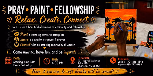 PRAY \u2022 PAINT \u2022 LEARN Women Only Event