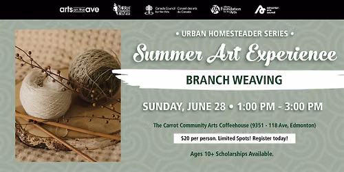 Social Art Experience: Branch Weaving