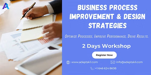 Business Process Improvement & Design Strategies \u2013 Montreal, QC | 1 Day