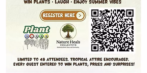 Summer Plant Social featuring Plant Bingo