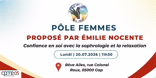 P\u00f4le Femmes : Confiance en soi avec la sophrologie et la relaxation