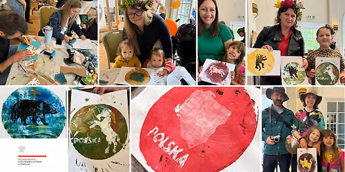 MOJA POLSKA - rodzinne warsztaty z monodruku (gelli plate) i wspominki