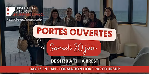 JOURN\u00c9E PORTES OUVERTES HOSPITALITY & TOURISM BUSINESS SCHOOL BREST