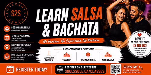 Salsa & Bachata Dance Classes Mississauga