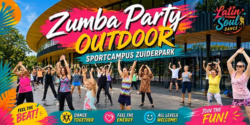 Zumba Party Outdoor Sportcampus Zuiderpark