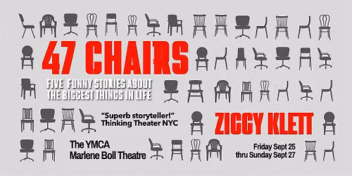 47 Chairs Solo performance by Ziggy Klett