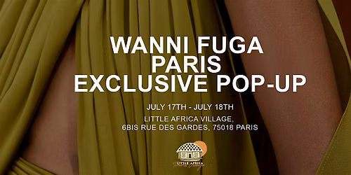 WANNI FUGA PARIS POP UP