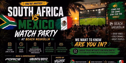 South Africa vs Mexico \u2022 FIFA World Cup 2026 Watch Party