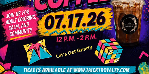 90s Community Coloring & Coffee