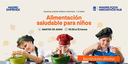 Taller infantil : Alimentaci\u00f3n saludable para ni\u00f1os