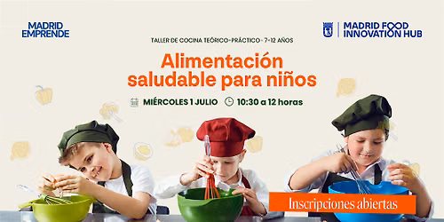 Taller II: Alimentaci\u00f3n saludable para ni\u00f1os
