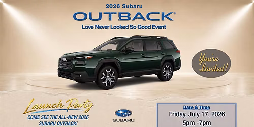2026 Subaru Outback Launch Party