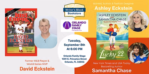 Ashley & David Eckstein with Samantha Chase: Book Launch