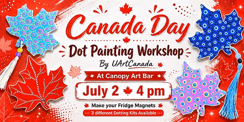 Canada Day Dot Painting Workshop