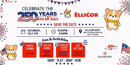 Enjoy the July 4th with Ellicor-KATY