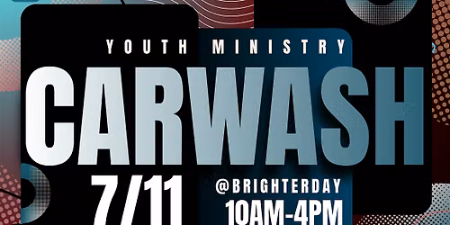 Youth Ministry Carwash