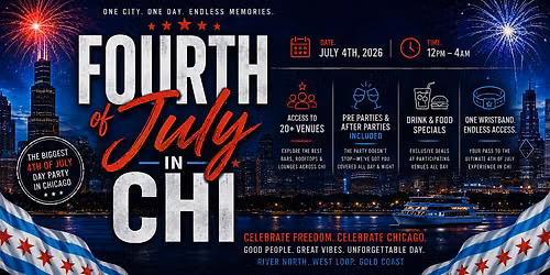 4th of July in Chi Bar Crawl