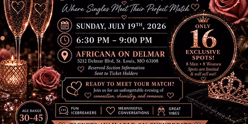 Royal Connections Speed Dating (30+) Singles Night