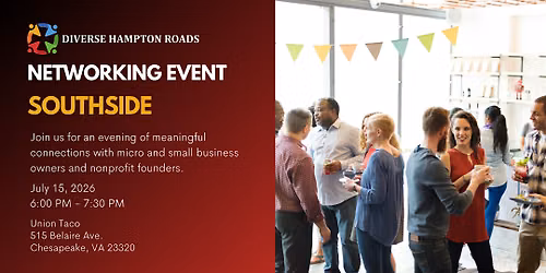 Diverse Hampton Roads Networking Event (Southside)